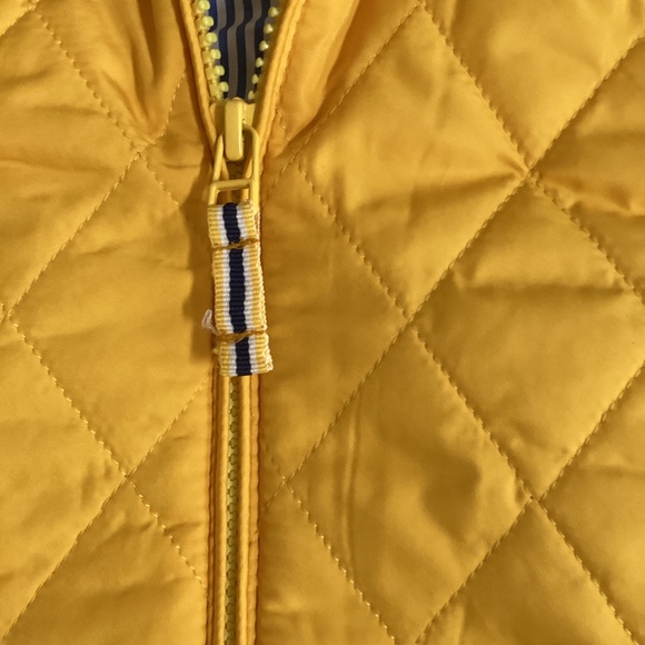 NWT Talbots sunflower yellow zip up vest Petite Large - Picture 3 of 8